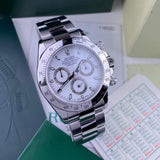 Rolex Daytona acier cadran blanc chronographe